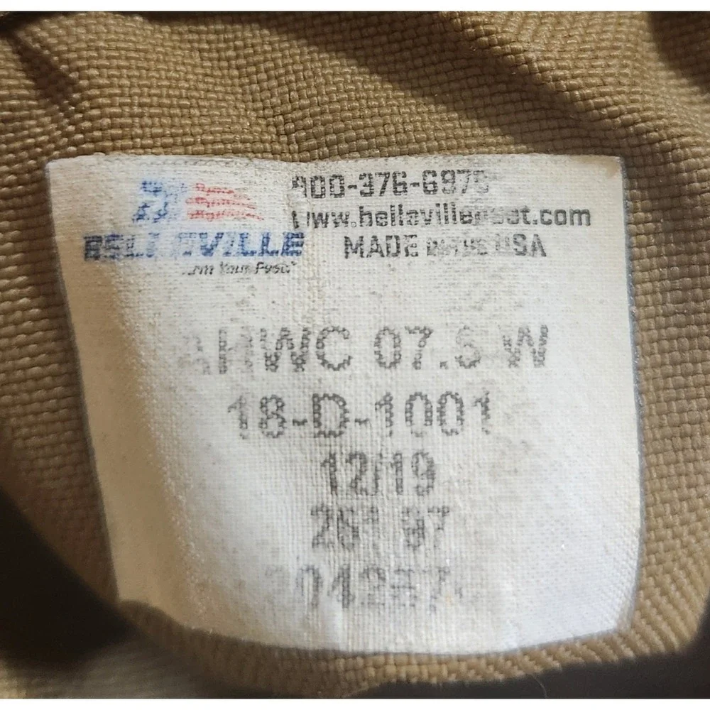 Belleville boots are